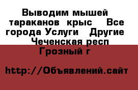 Выводим мышей ,тараканов, крыс. - Все города Услуги » Другие   . Чеченская респ.,Грозный г.